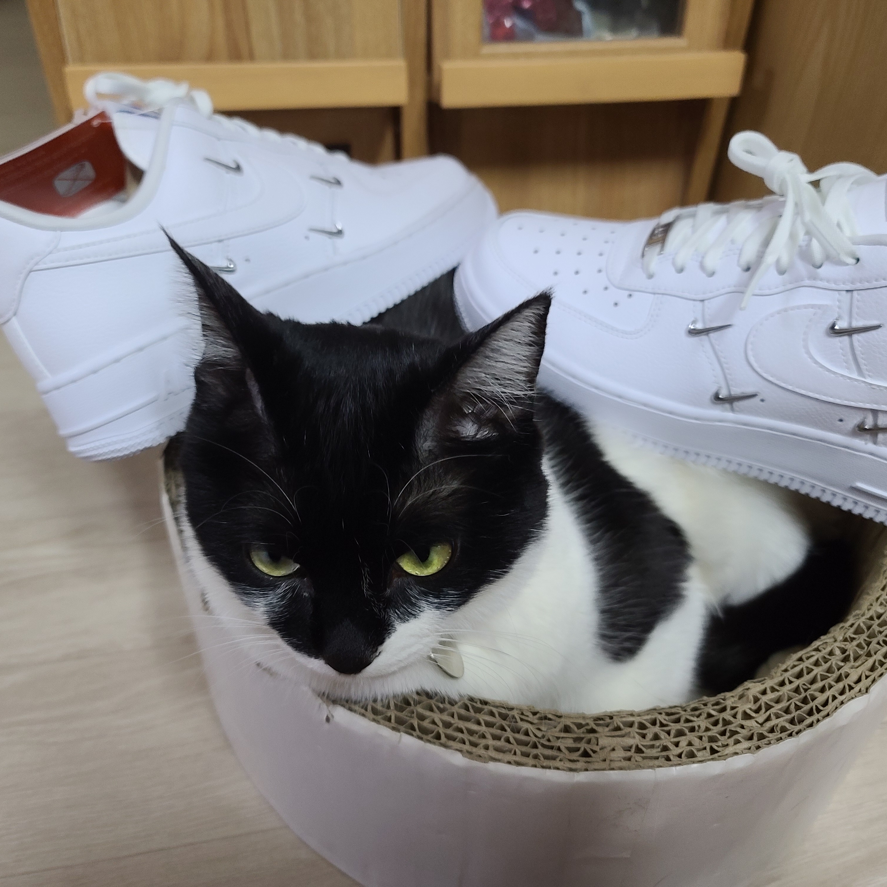 (W) Nike Air Force 1 Low '07 LX Chrome Luxe 착용 스타일 - 3