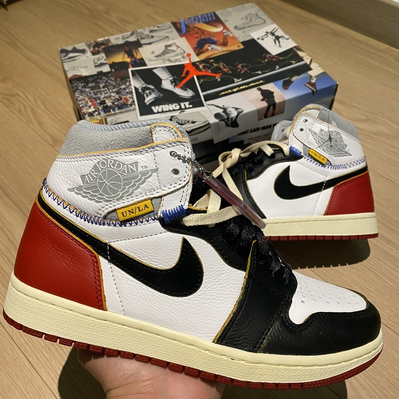 Jordan 1 x Union Retro High Black Toe 착용 스타일