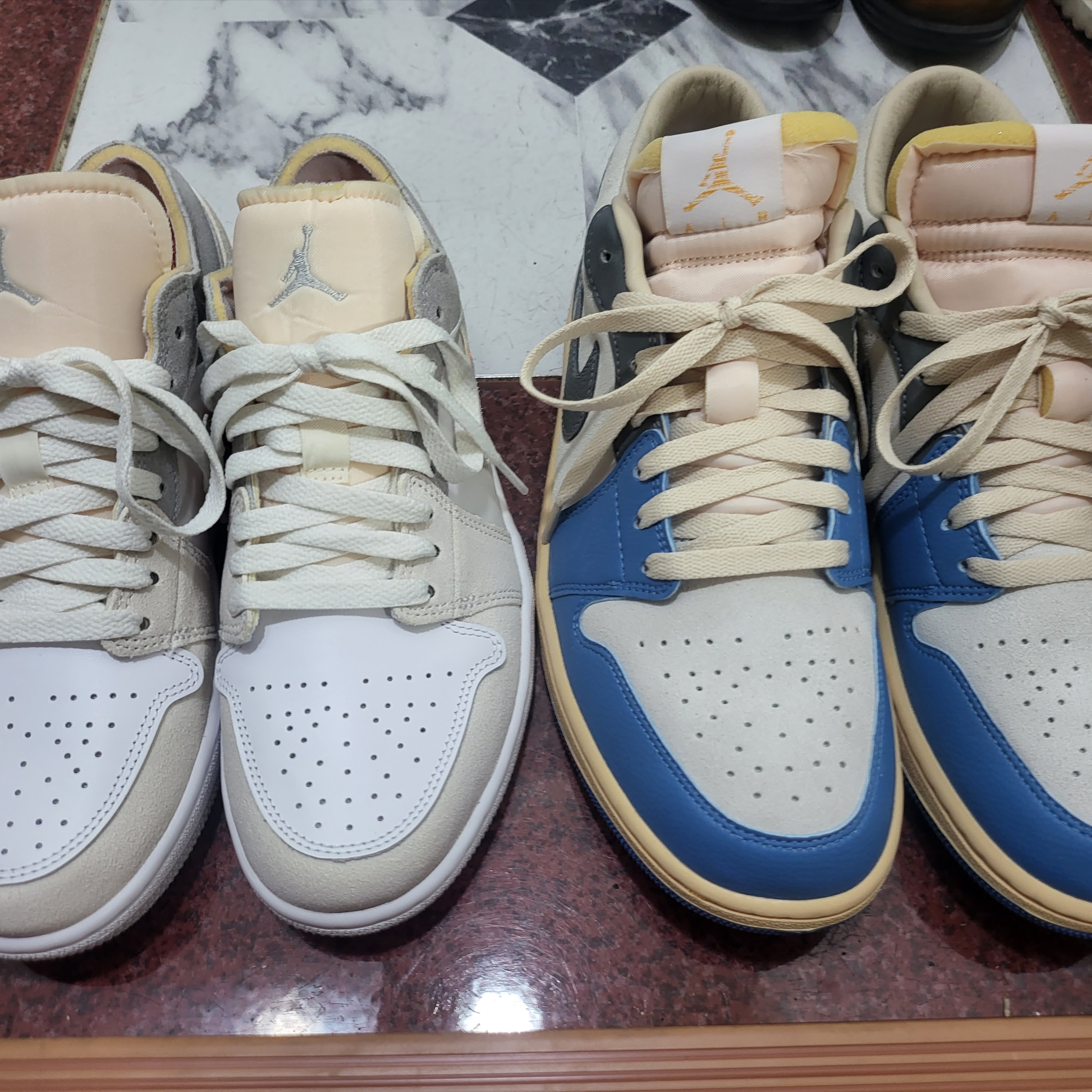 Jordan 1 Low SE Tokyo 96, Jordan 1 Low SE Craft White and Phantom 착용 스타일 - 1
