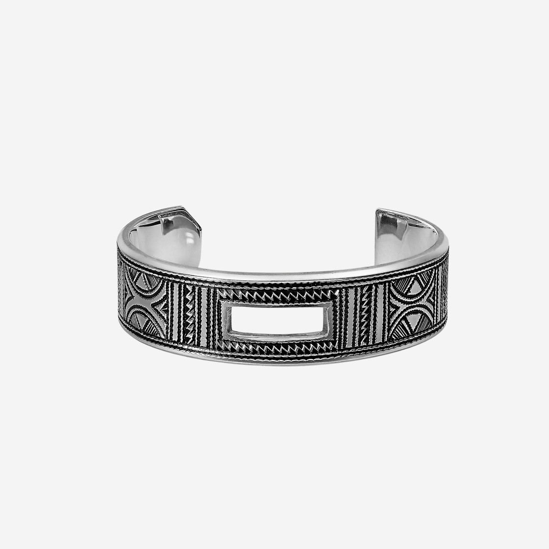 Hermes Newton Touareg Bracelet Silver 상세 이미지 1