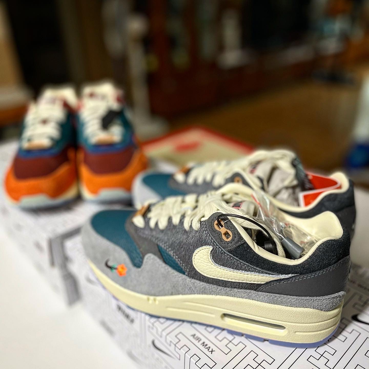 Nike x Kasina Air Max 1 SP Won-Ang Particle Grey 착용 스타일