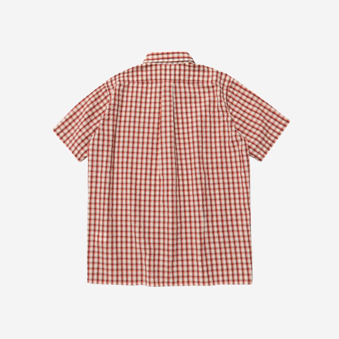 Human Made Checked BD S/S Shirt Red 상세 이미지 2