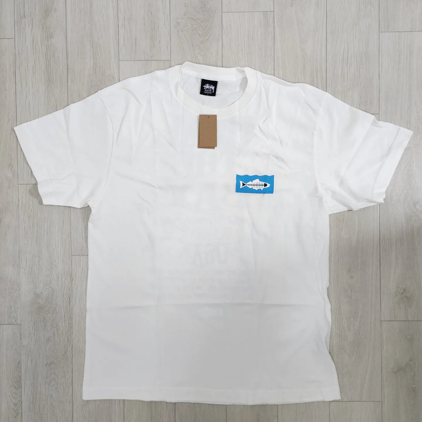 Stussy x Heal The Bay Ocean Pigment Dyed T-Shirt Natural, Stussy x Heal The Bay Ocean Pigment Dyed T-Shirt Black 착용 스타일 - 3