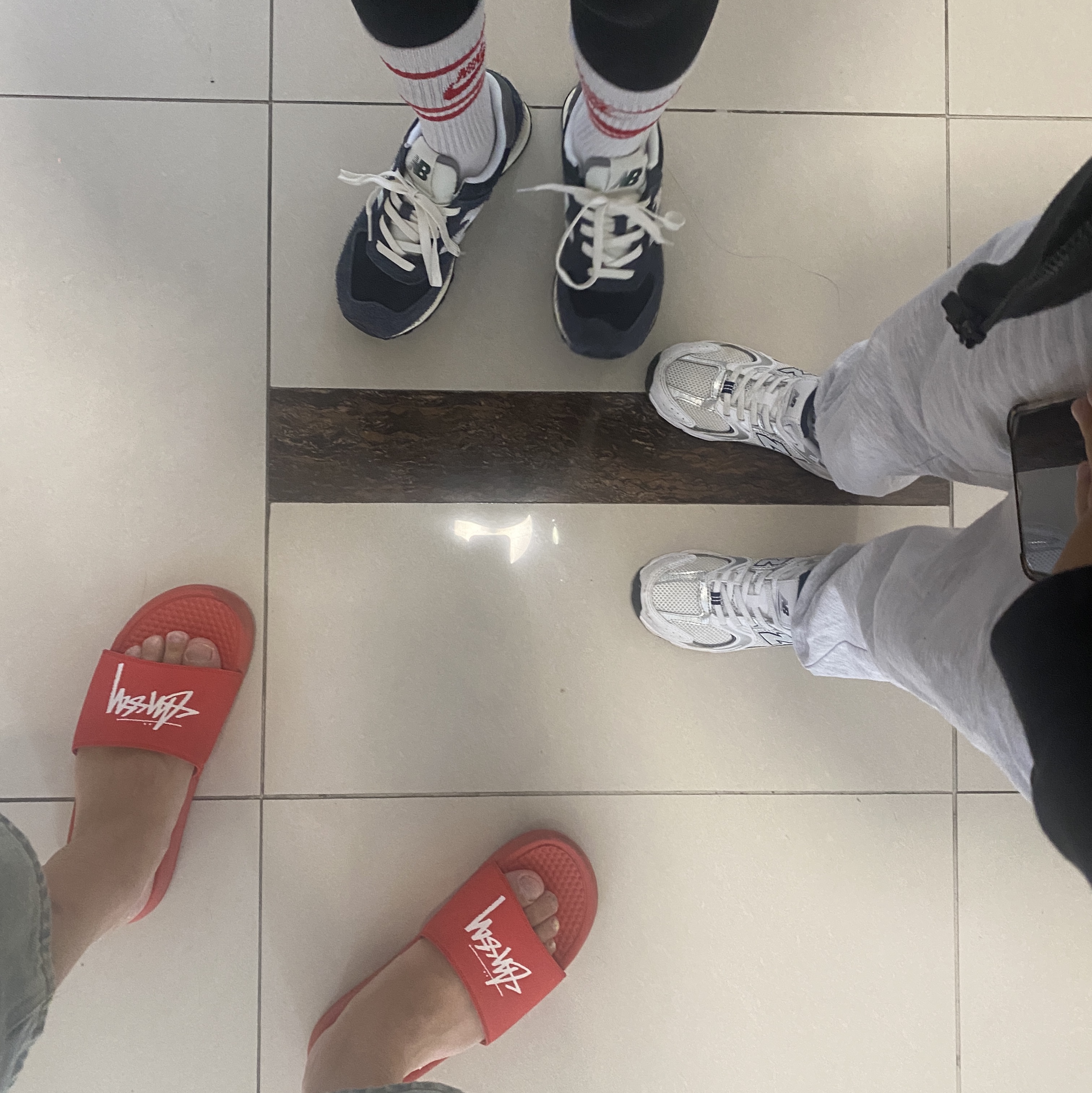 New Balance 530 White, New Balance 574 Heritage Navy 착용 스타일