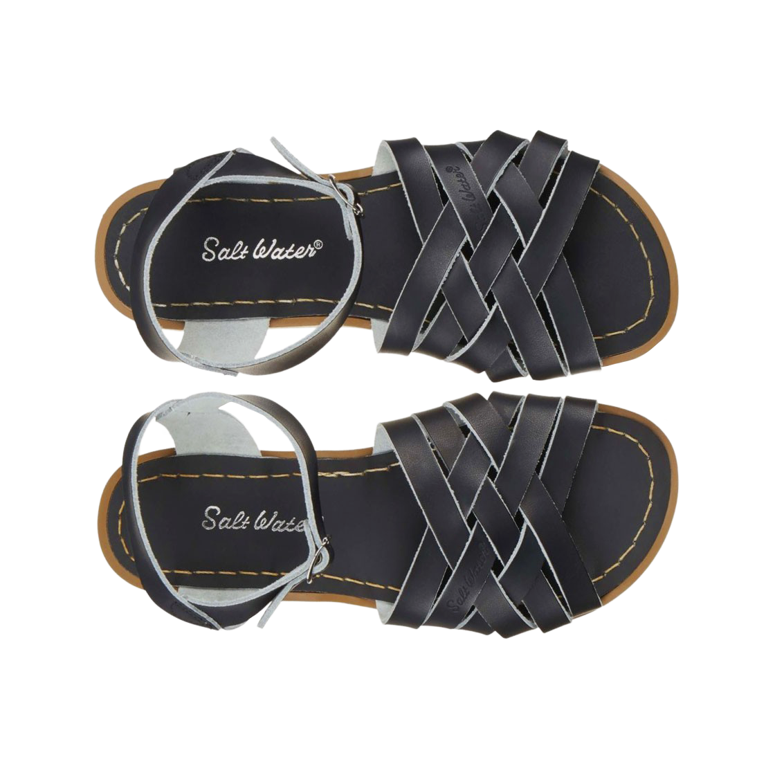 (W) 솔트워터 샌들 레트로 샌들 블랙((W) Saltwater Sandal Retro Sandal Black) - 2