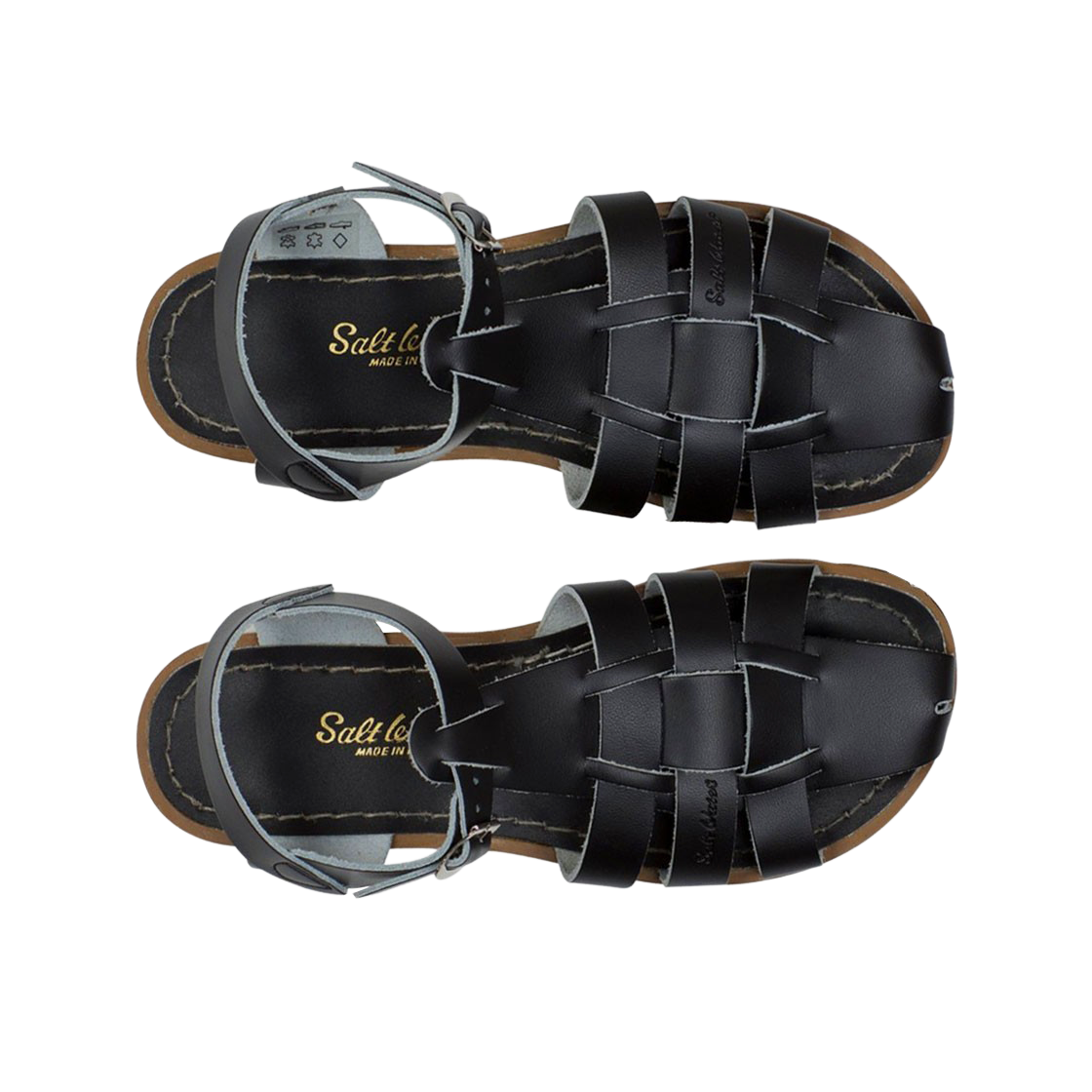 (W) 솔트워터 샌들 샤크 오리지날 샌들 블랙((W) Saltwater Sandal Shark Original Sandal Black) - 2