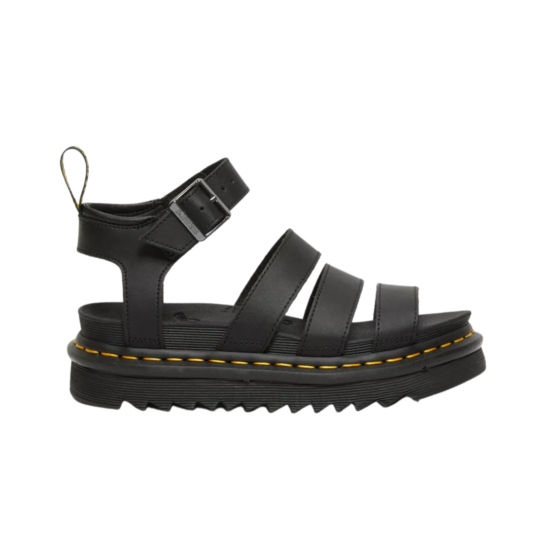 (W) 닥터마틴 블레어 하이드로 레더 스트랩 샌들 블랙((W) Dr. Martens Blaire Hydro Leather Strap Sandal Black) - 1