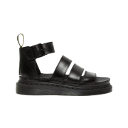 (W) Dr. Martens Clarissa II Leather Strap Sandal Black