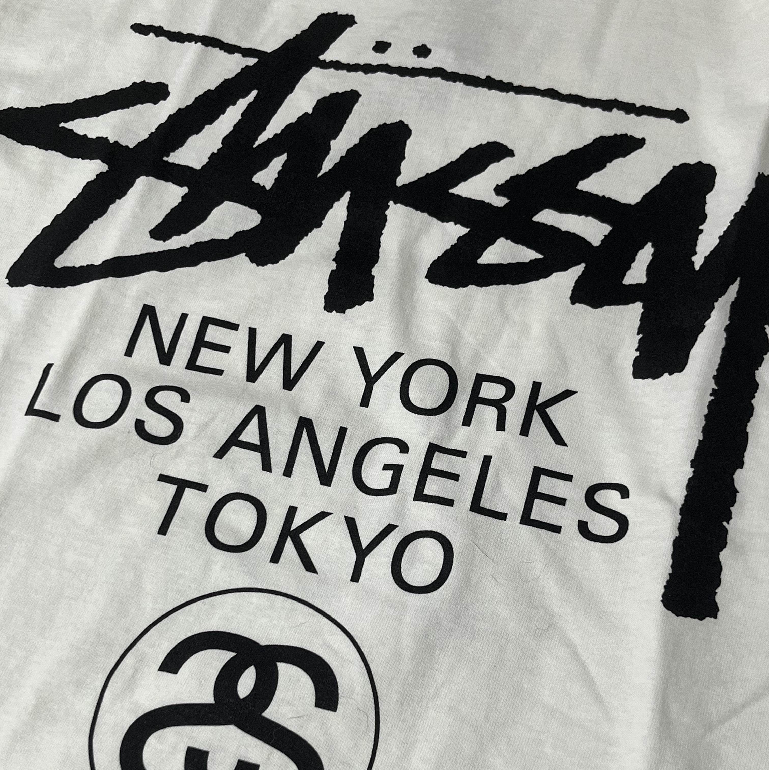 Stussy World Tour T-Shirt White 착용 스타일