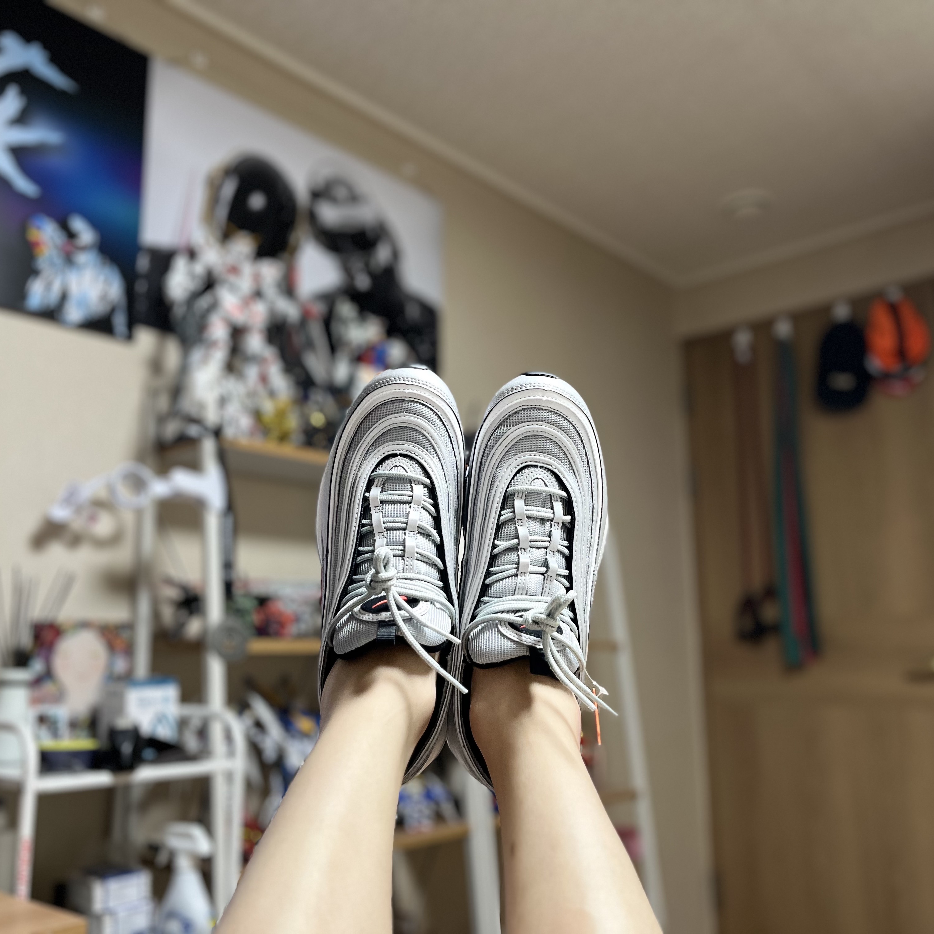 Nike Air Max 97 OG Silver Bullet 2022 착용 스타일