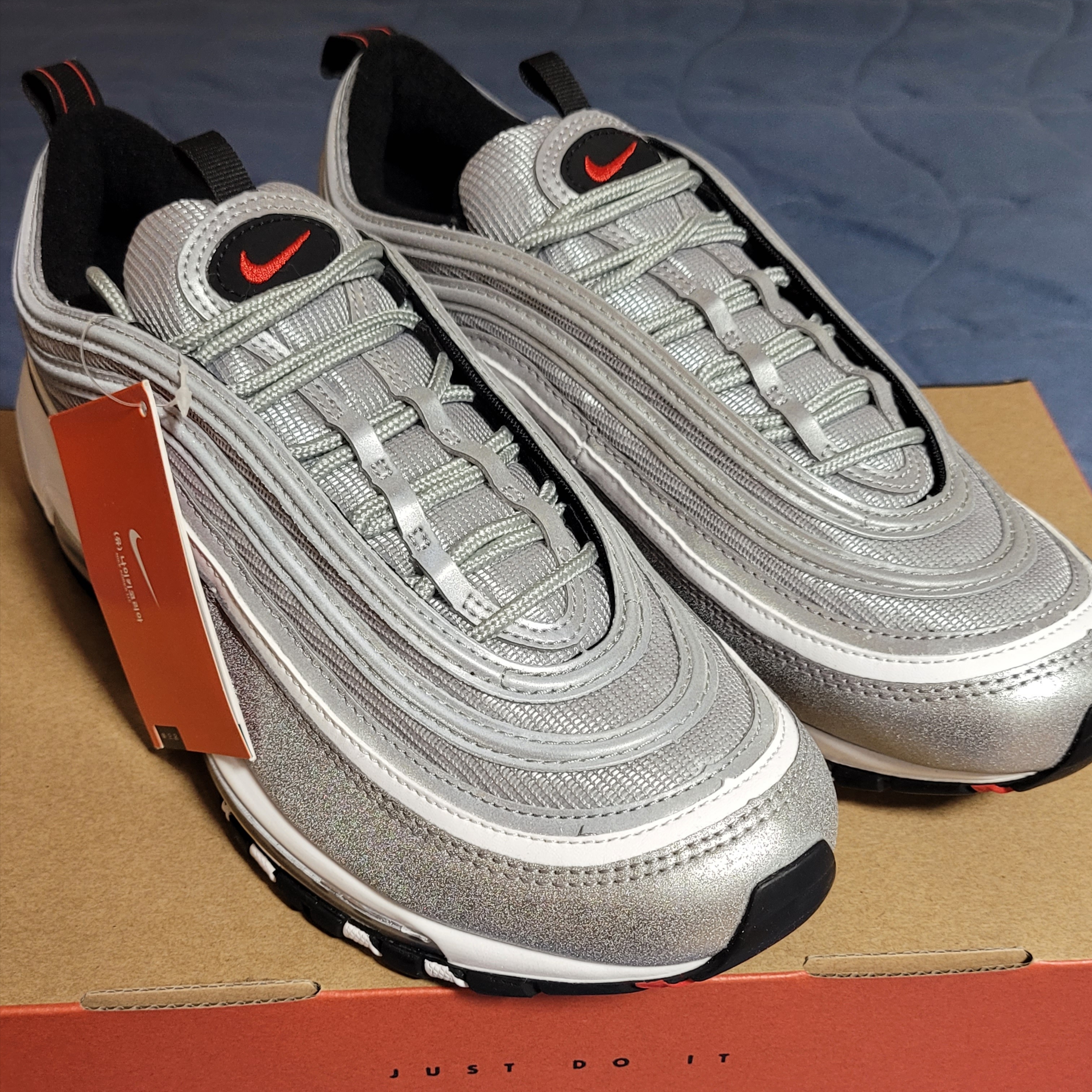 Nike Air Max 97 OG Silver Bullet 2022 착용 스타일 - 1