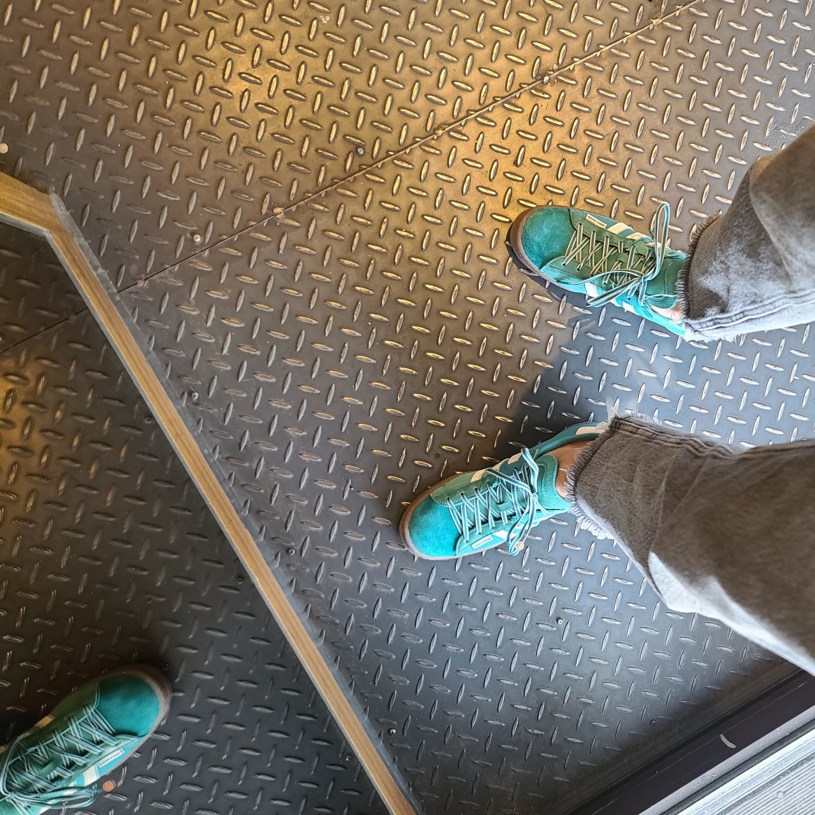 Adidas x Darryl Brown Campus 80 Active Green 착용 스타일