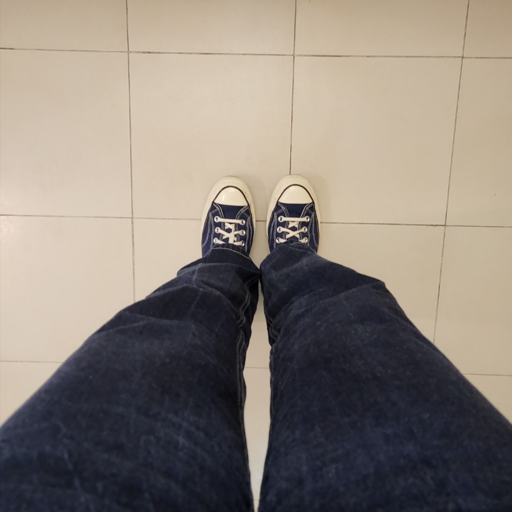 Converse Chuck 70 Ox Midnight Navy 착용 스타일