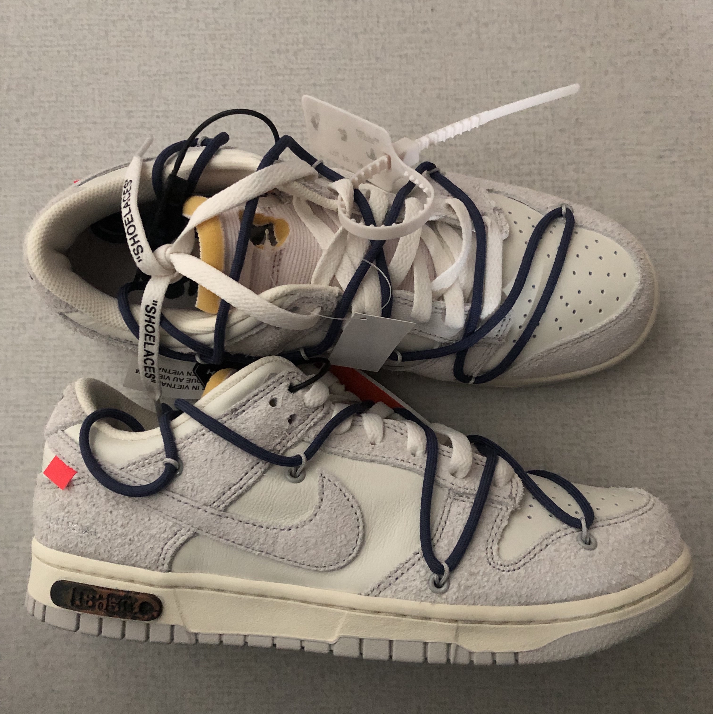 Nike x Off-White Dunk Low The 50 - Lot 18 착용 스타일