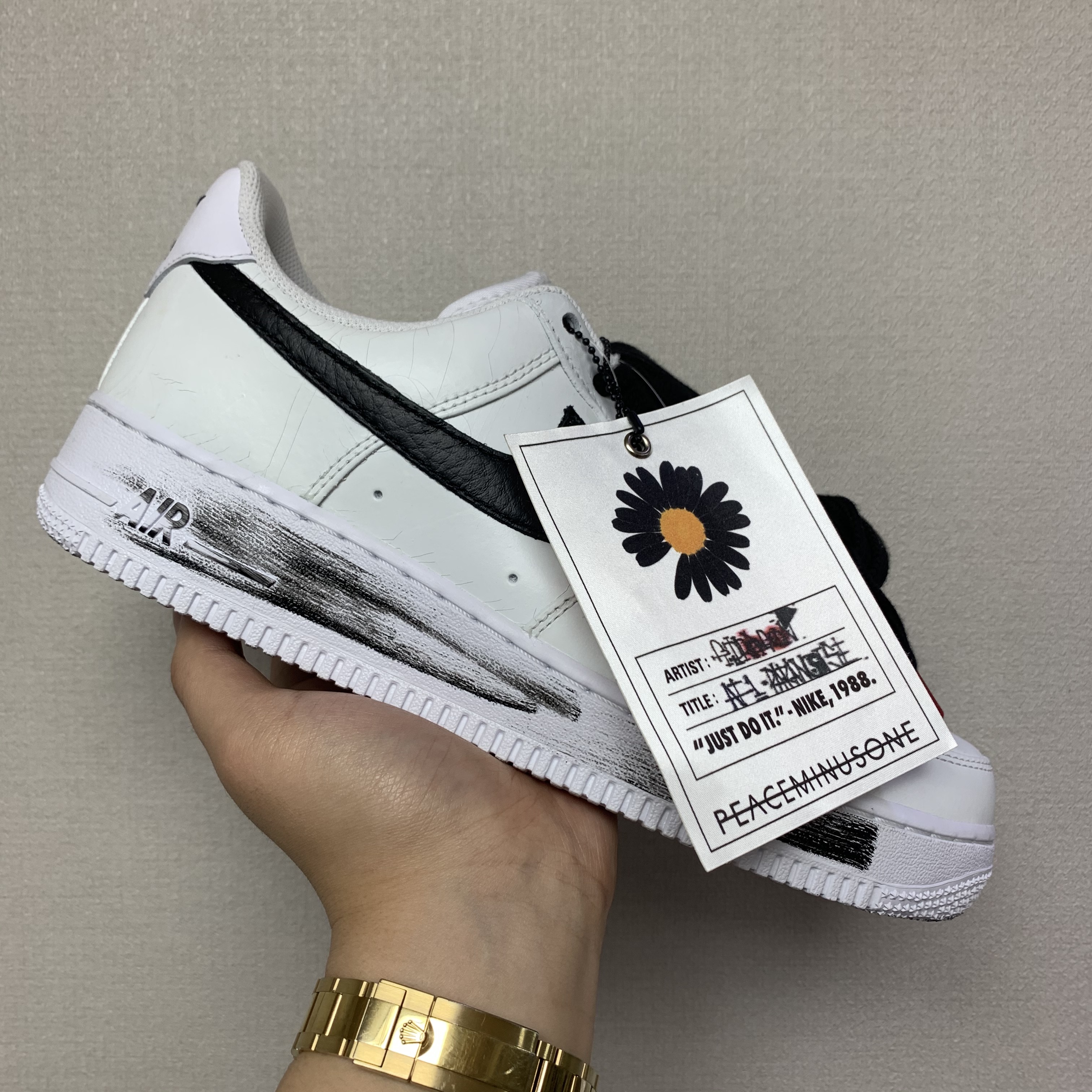 Nike x Peaceminusone Air Force 1 Low Para-Noise 2.0 착용 스타일