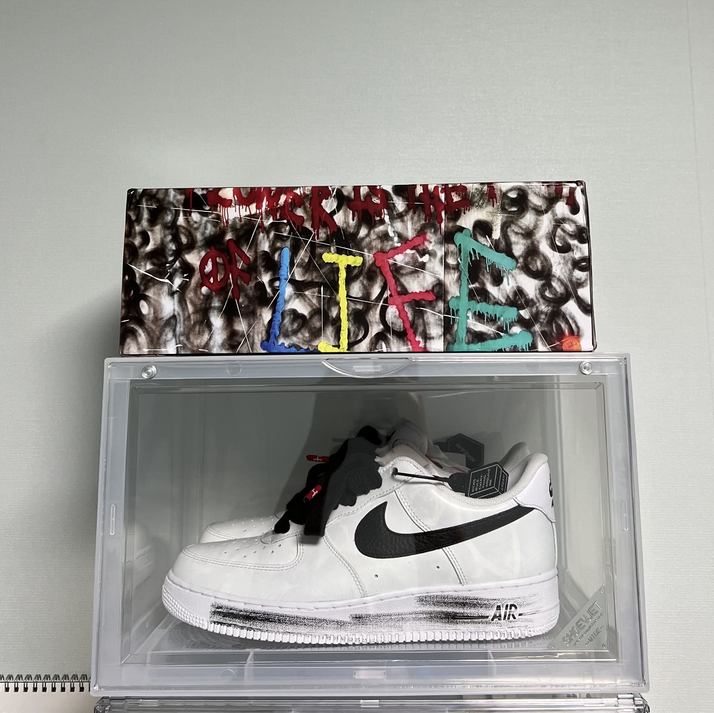 Nike x Peaceminusone Air Force 1 Low Para-Noise 2.0 착용 스타일