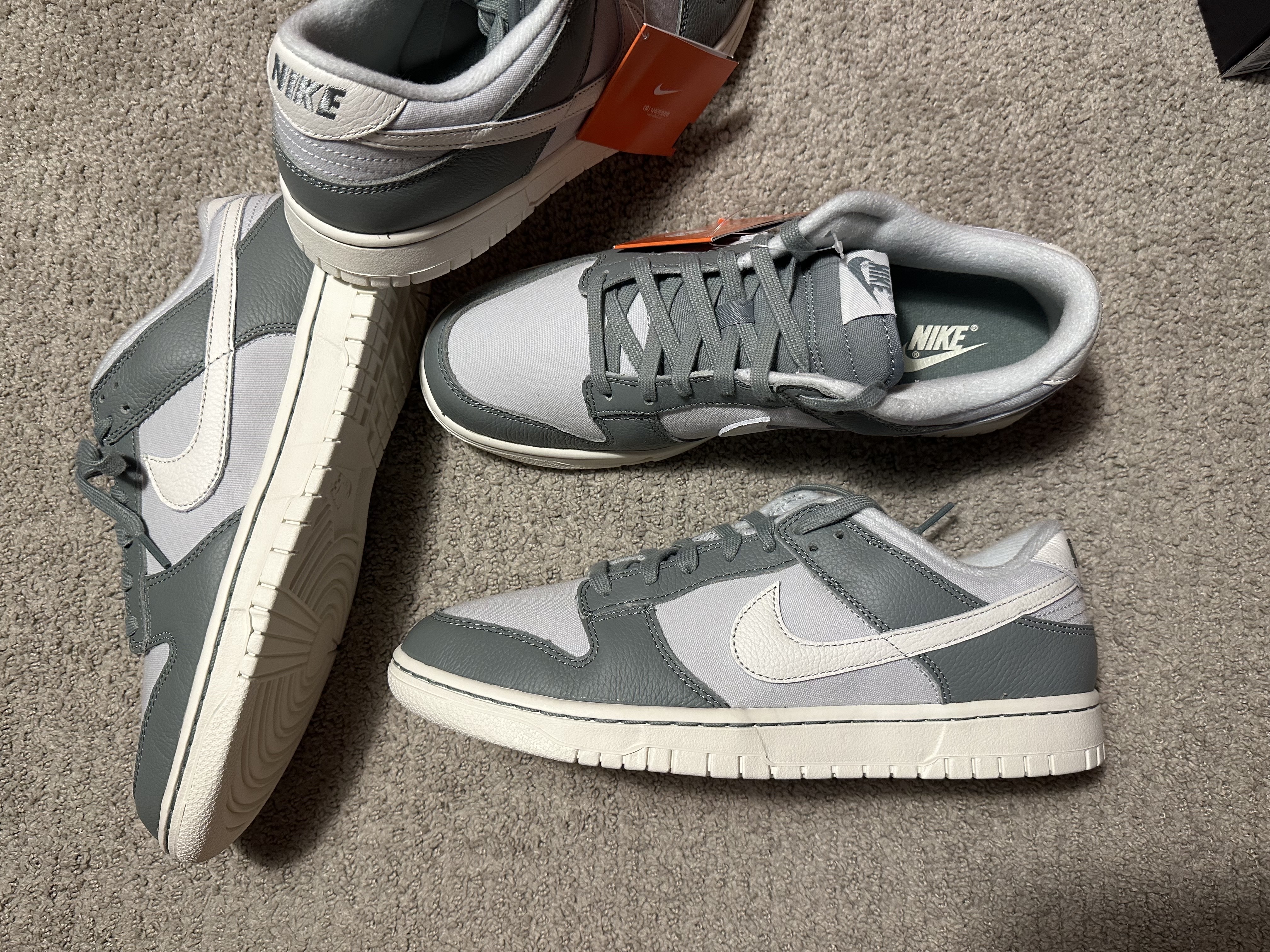 Nike Dunk Low Mica Green 착용 스타일 - 2