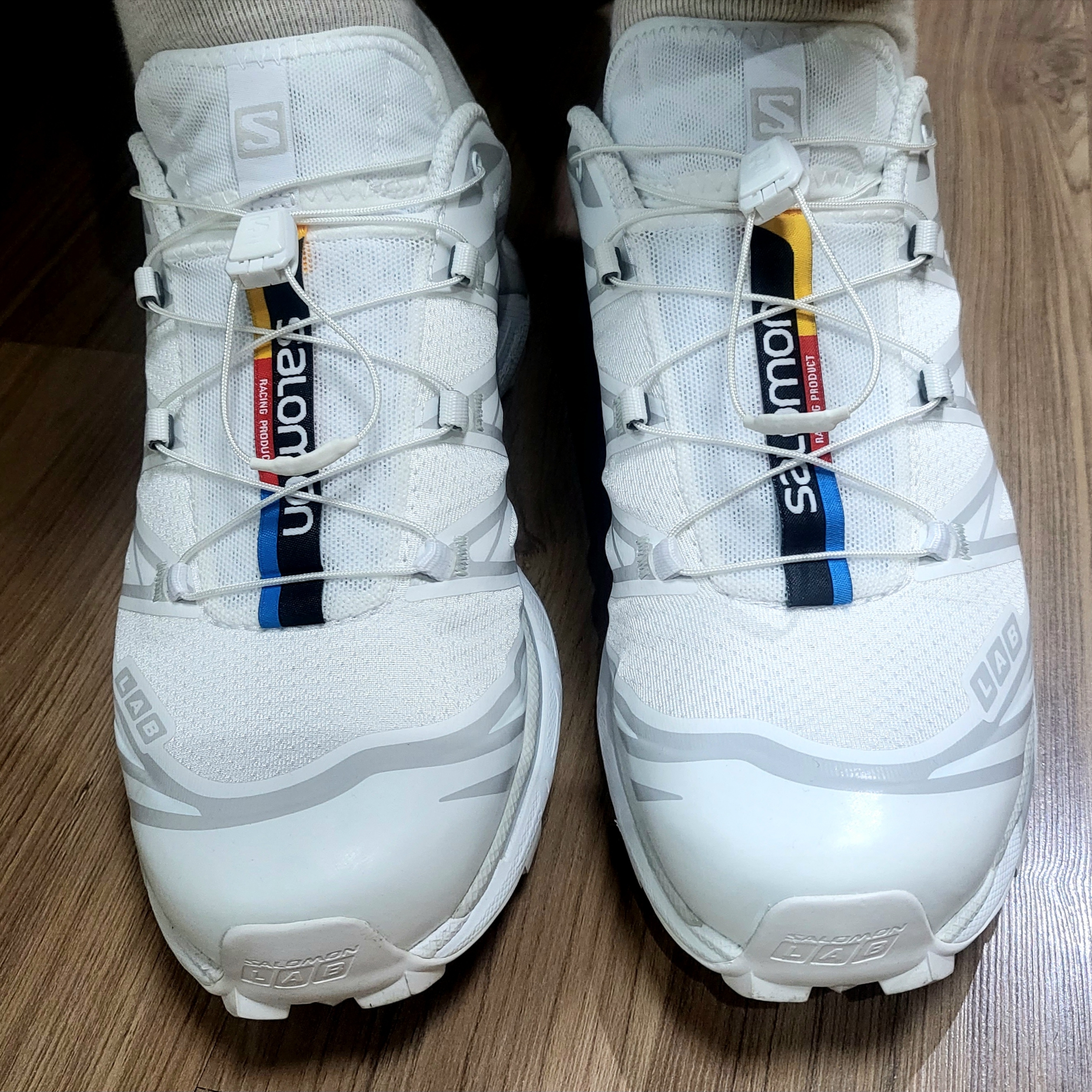 Salomon XT-6 ADV White 착용 스타일
