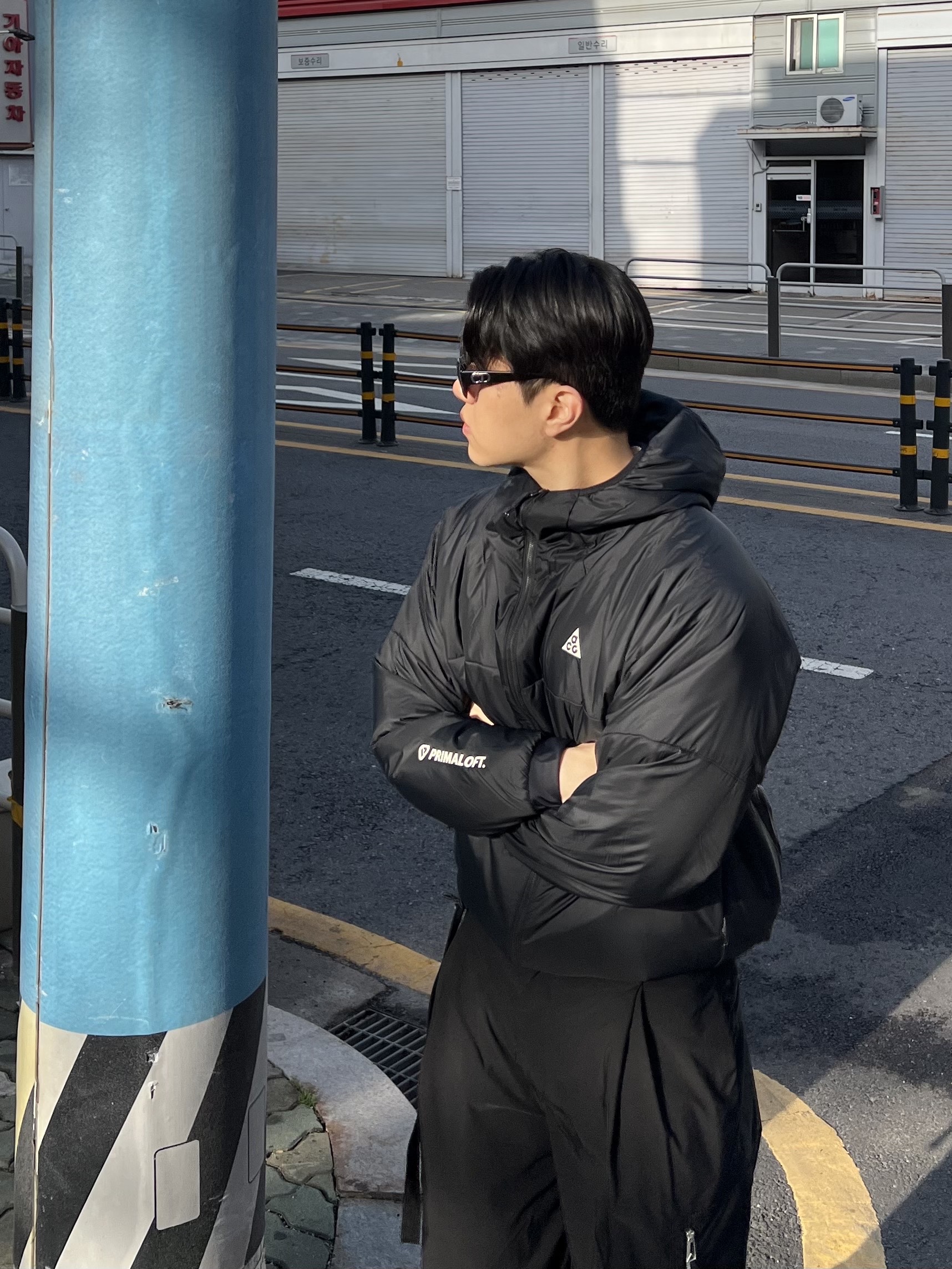 Nike x Comme des Garcons Homme Plus Air Foamposite One Black, Nike ACG Therma-Fit ADV Rope De Dope Jacket Black - Asia 착용 스타일 - 2
