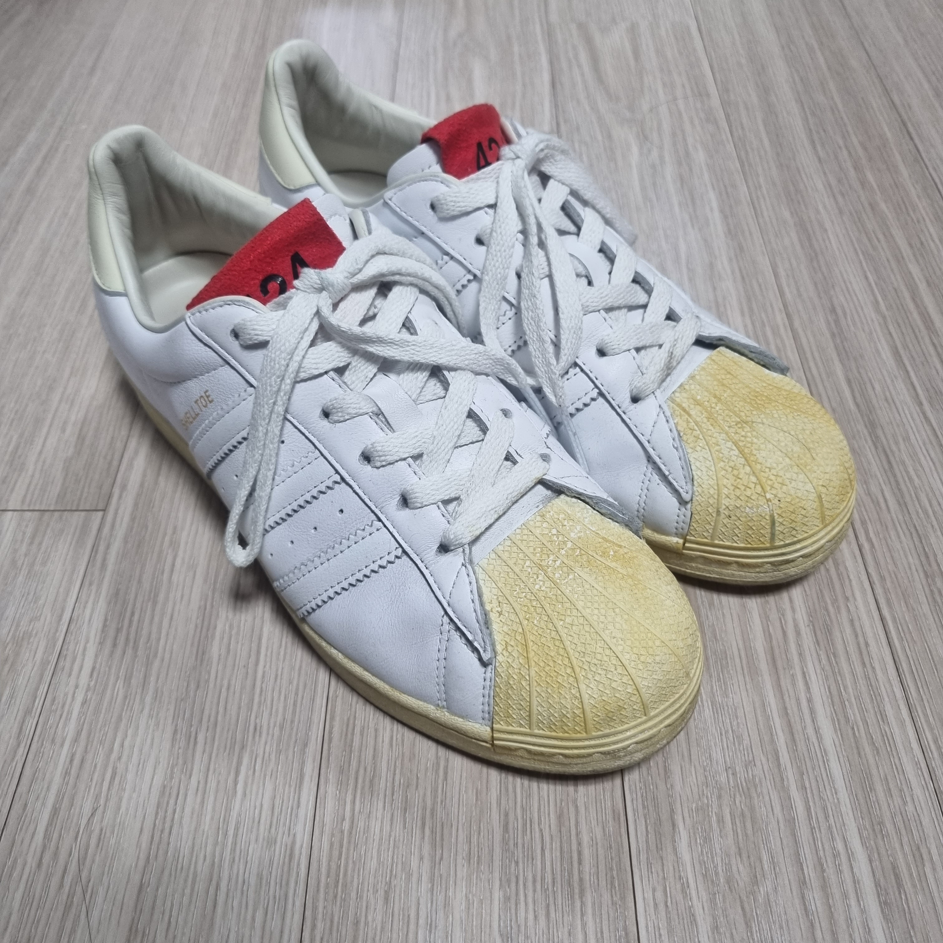 Adidas Superstar 424 Shelltoe 착용 스타일