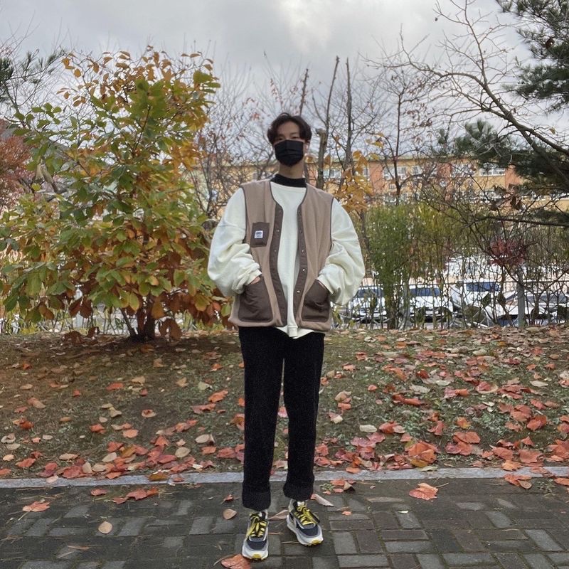 Nike x Sacai x Undercover LDWaffle Black Bright Citron 착용 스타일
