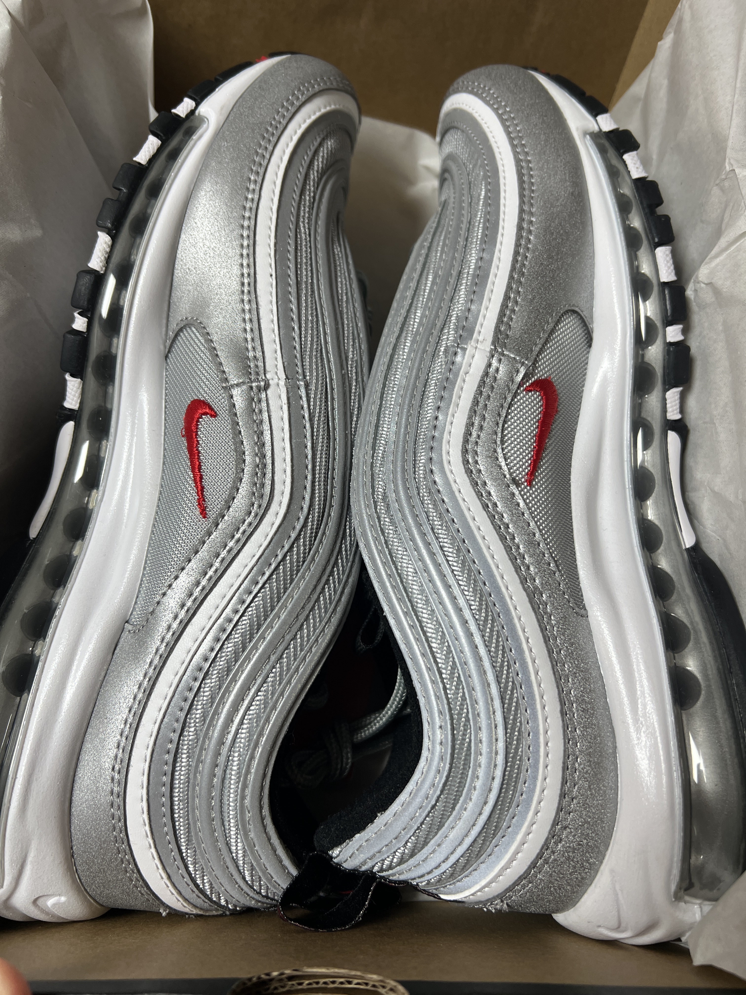 Nike Air Max 97 OG Silver Bullet 2022 착용 스타일