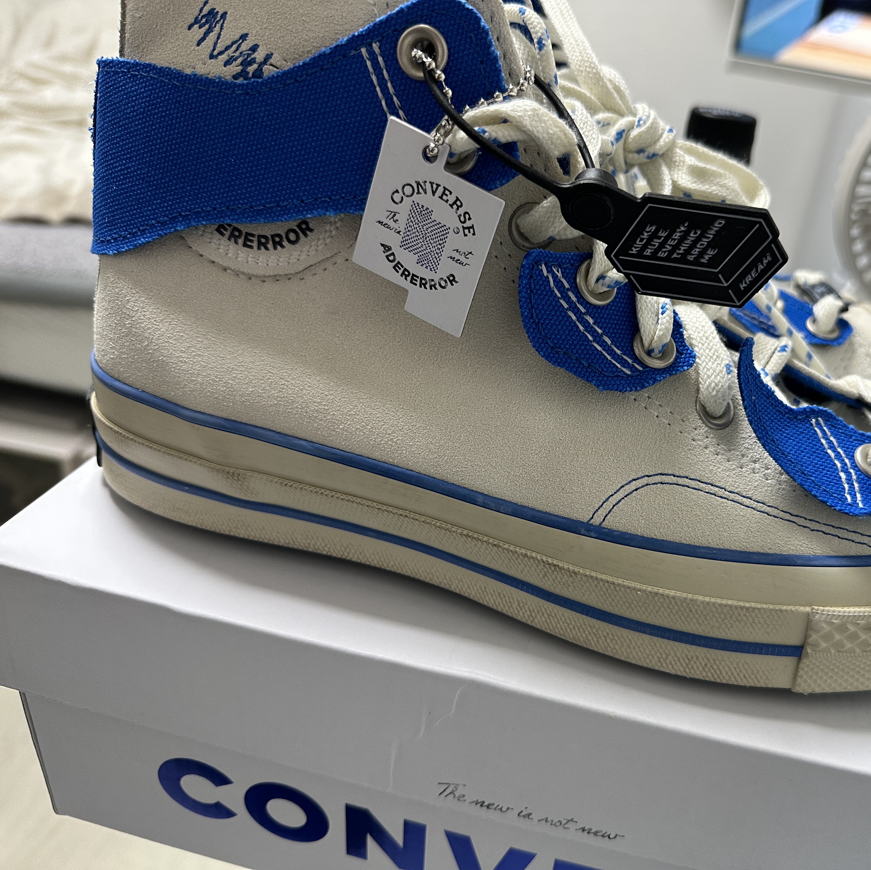 Converse x Ader Error Chuck 70 High White 착용 스타일