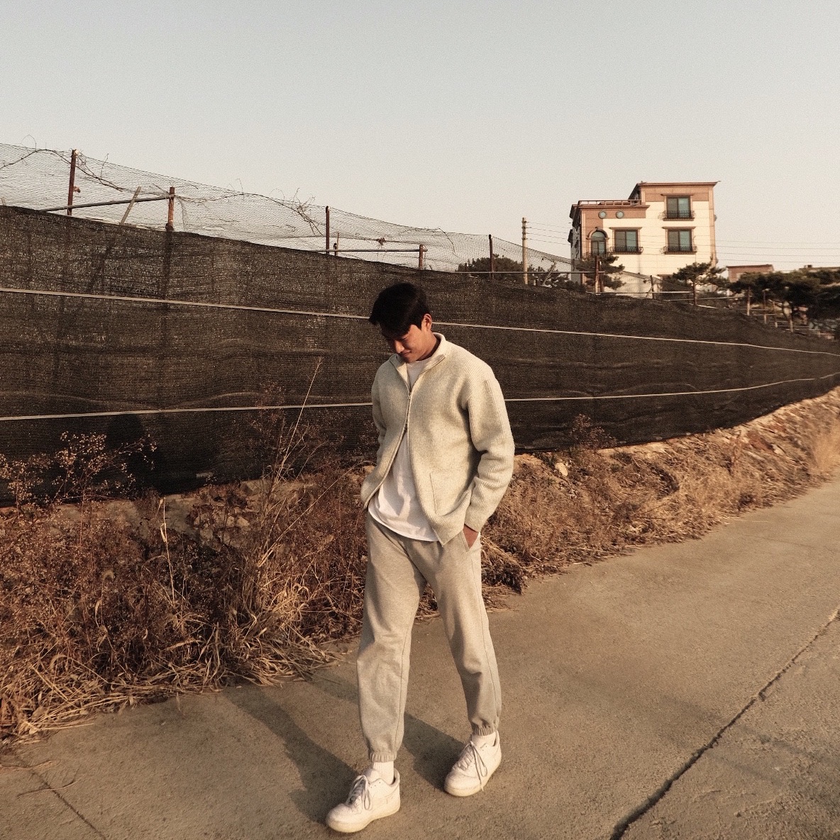 Nike Air Force 1 '07 Low White 착용 스타일