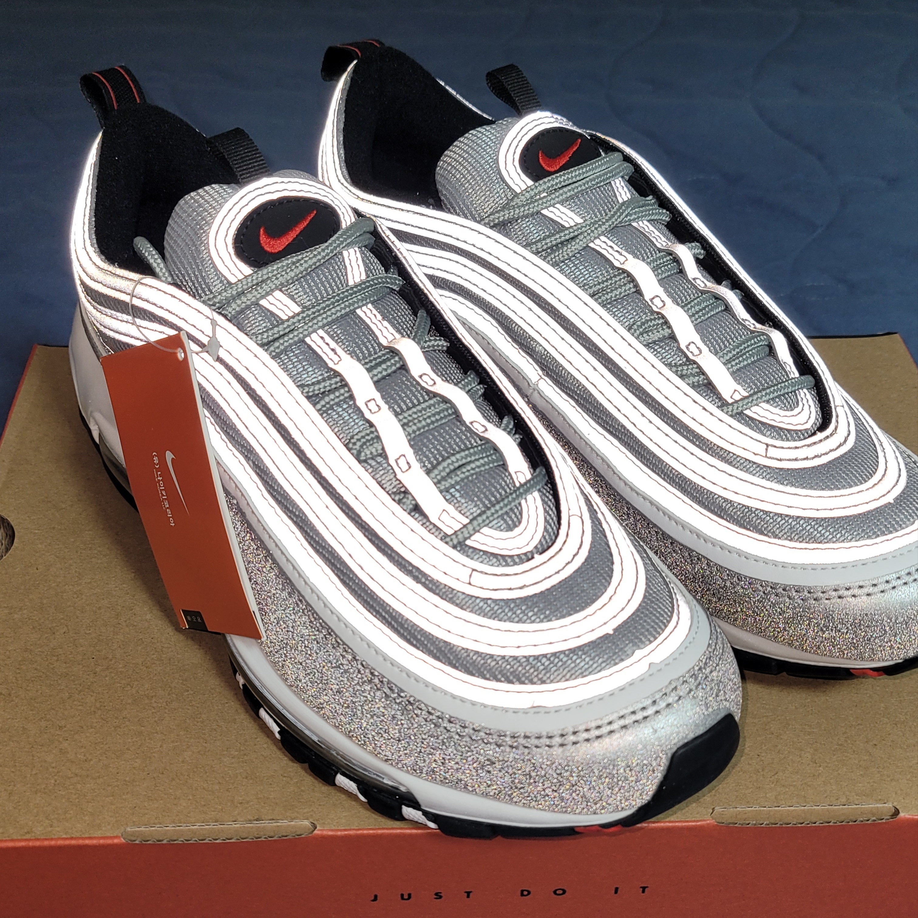 Nike Air Max 97 OG Silver Bullet 2022 착용 스타일 - 2