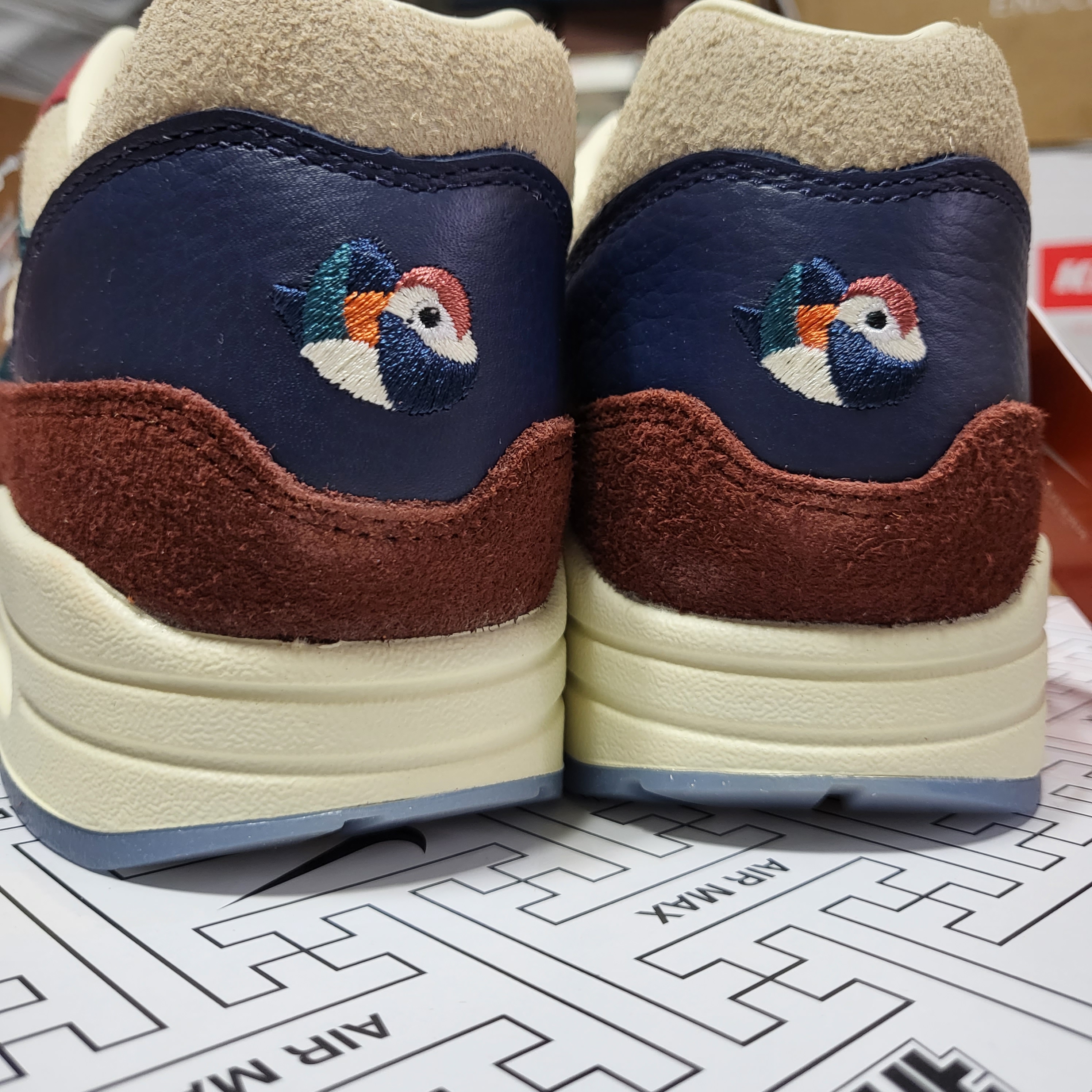 Nike x Kasina Air Max 1 SP Won-Ang Orange (With Special Gift) 착용 스타일 - 3