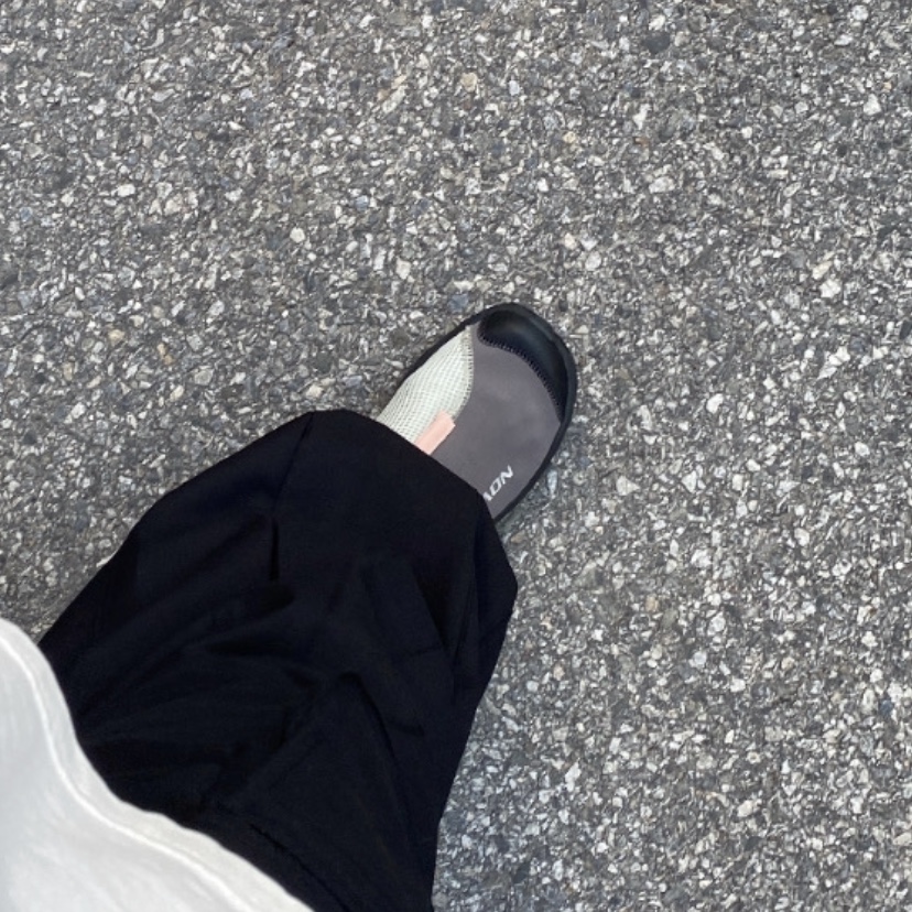 Salomon RX Slide 3.0 Pewter 착용 스타일