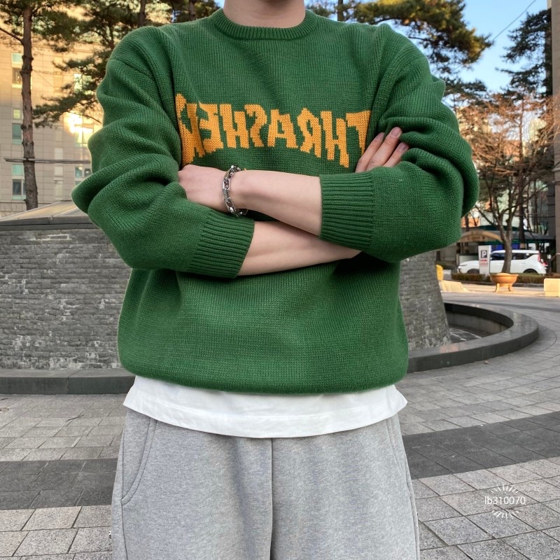 supreme thrasher sweater グリーン 21aw Supreme x Thrasher Sweater Green Size S FW21 - NEW | eBay
