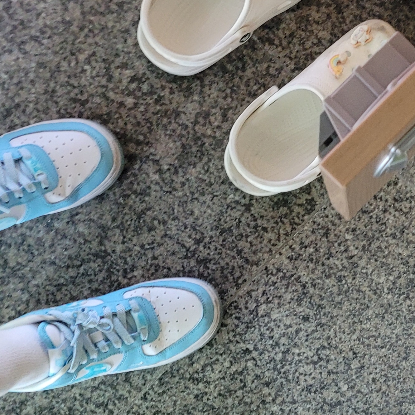 (W) Nike Air Force 1 '07 LX Celestine Blue 착용 스타일 - 4