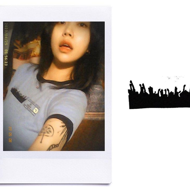 Safarispot Women 1/2 Good Audiences Tee Sky 착용 스타일 - 1