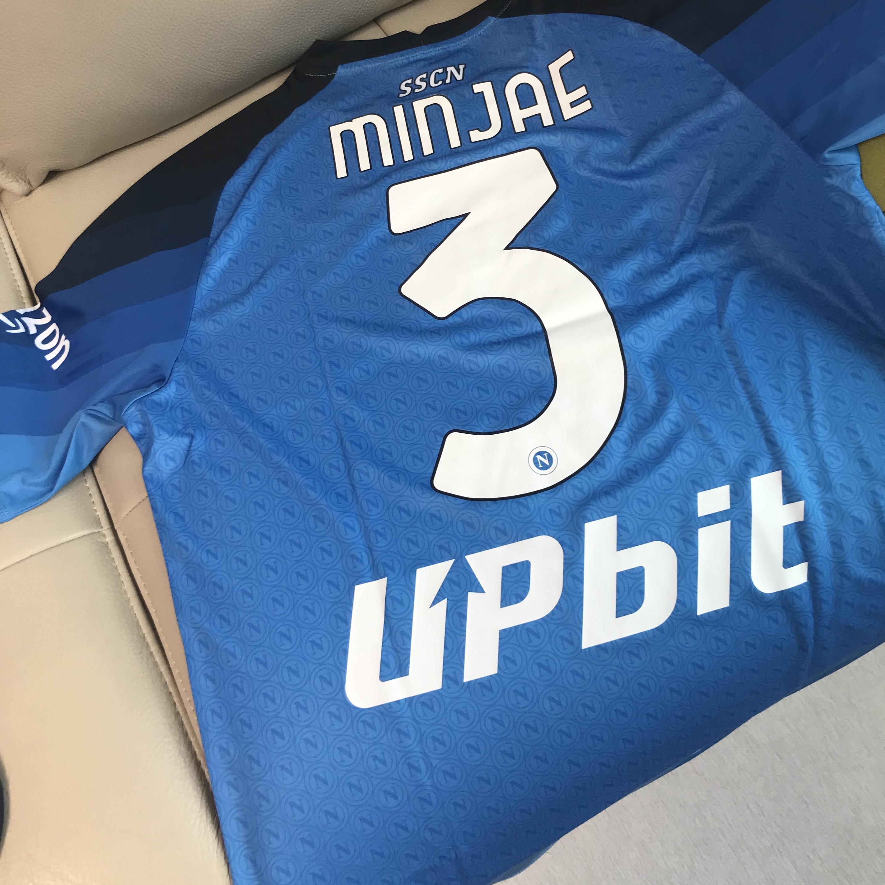 EA7 SSC Napoli 2022/23 Home Match Shirt Sky Blue (Non Marking Ver.) 착용 스타일