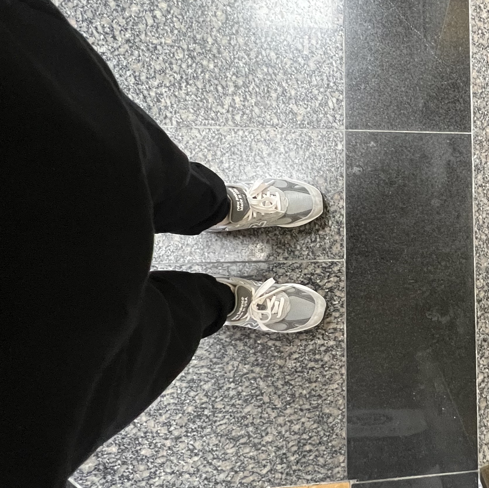 New Balance 993 Made in USA Grey - D Standard 착용 스타일