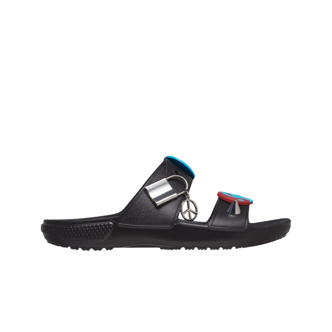 크록스 클래식 크리에이트 유어 피스 샌들 블랙(Crocs Classic Create Your Peace Sandal Black) - 1