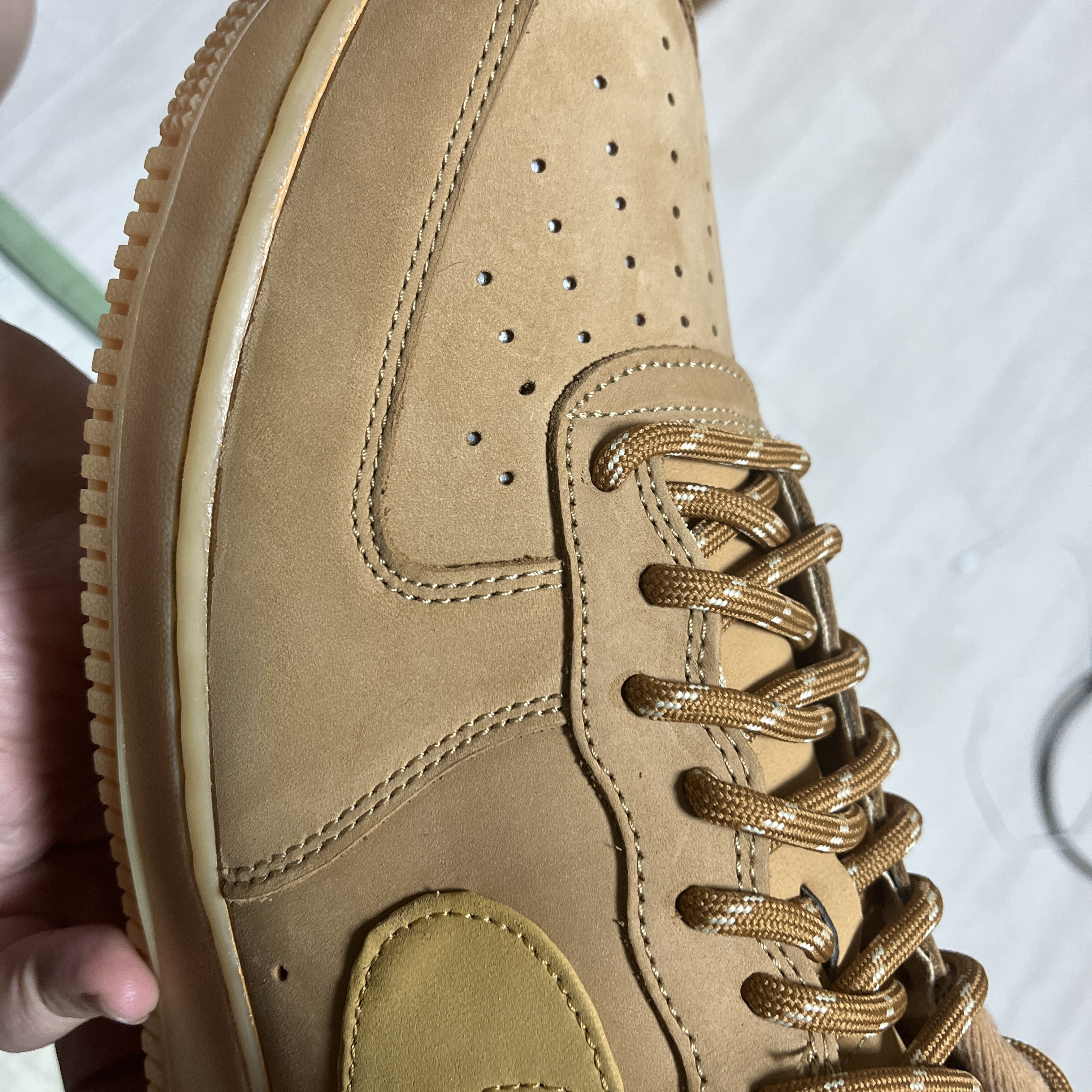 Nike Air Force 1 '07 WB Flax 착용 스타일 - 3