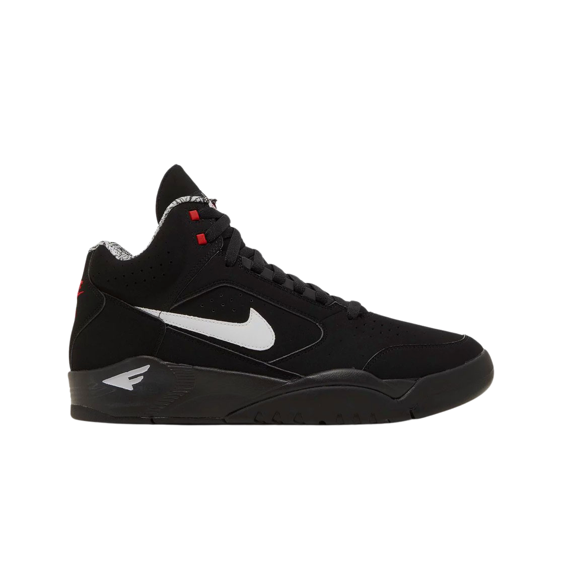 나이키 에어 플라이트 라이트 미드 블랙 화이트(Nike Air Flight Lite Mid Black White) - 1