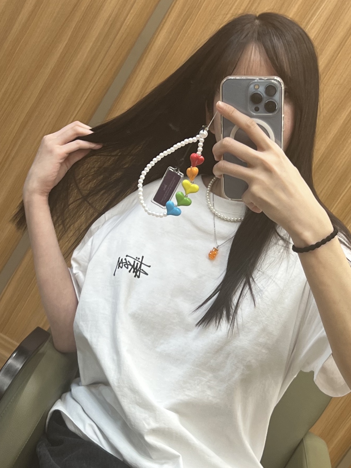 Stussy Basic Stussy T-Shirt White 2023 착용 스타일
