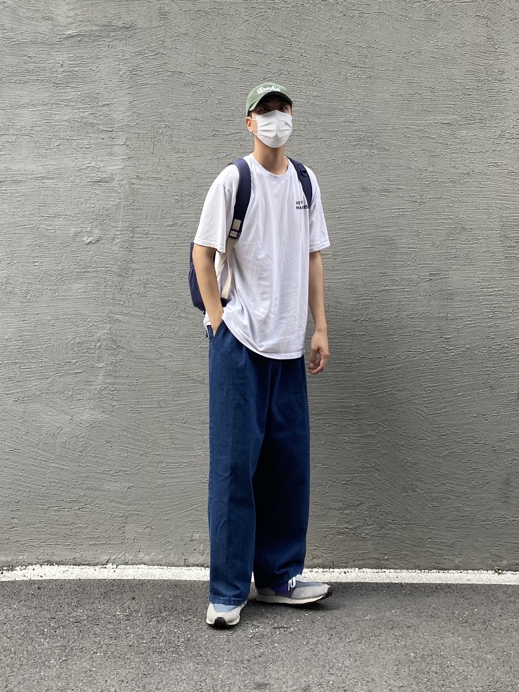 Nike Daybreak SP Cool Grey Hyper Grape 착용 스타일