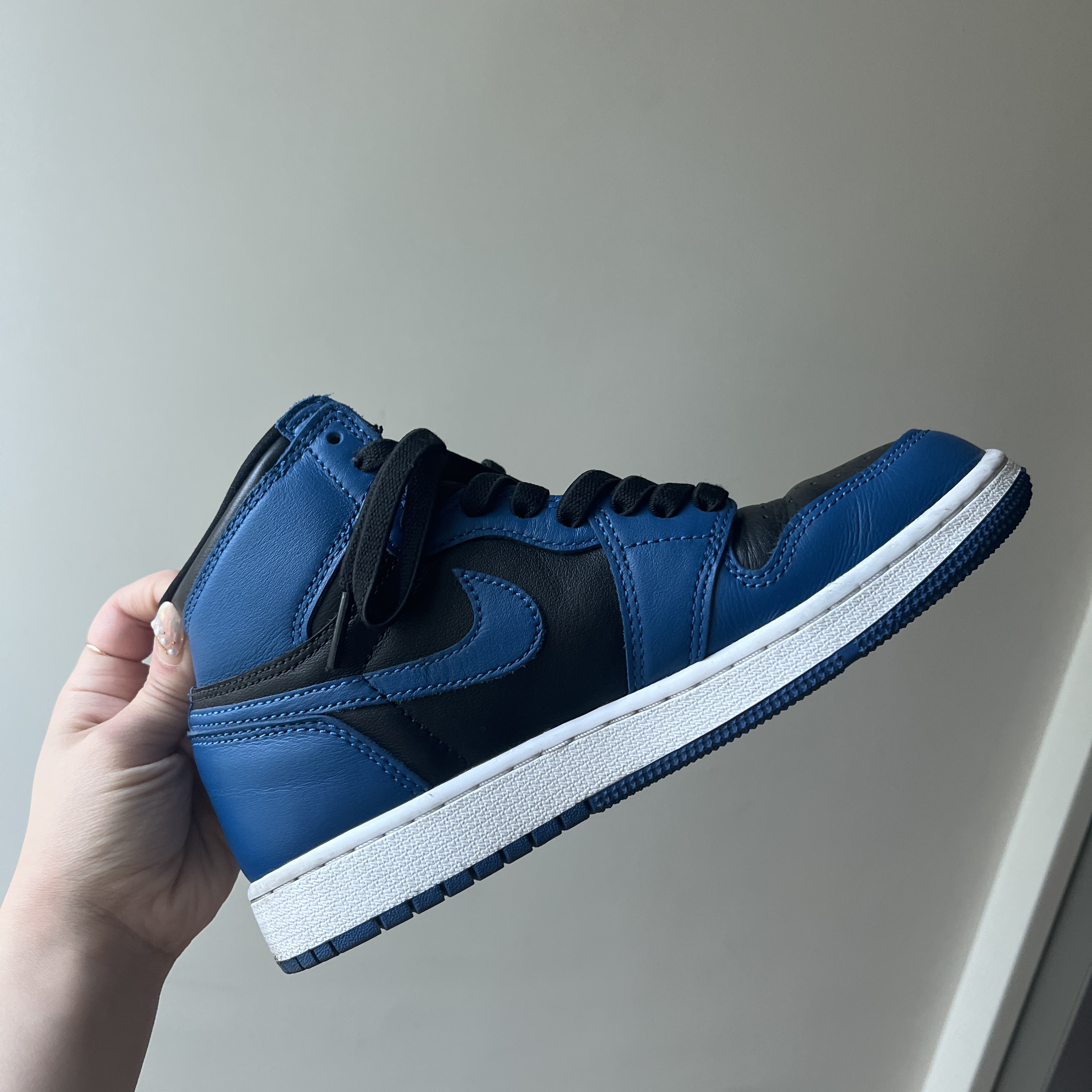 (GS) Jordan 1 Retro High OG Dark Marina Blue 착용 스타일
