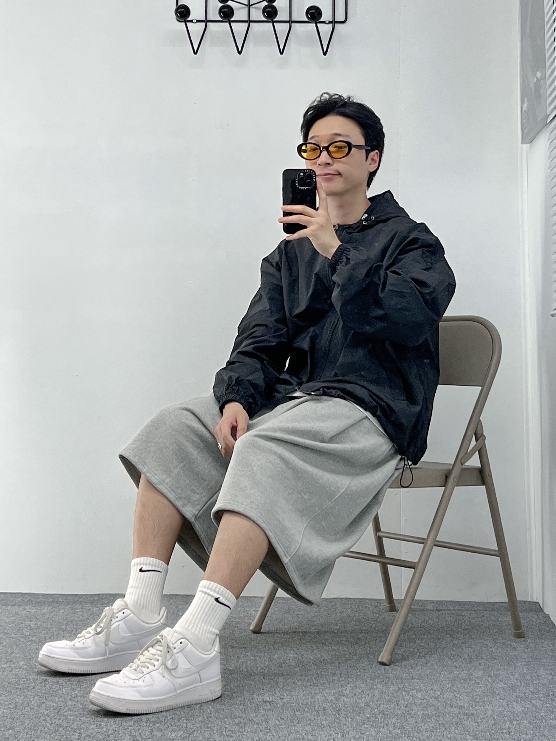 Nike Air Force 1 '07 Low White 착용 스타일 - 1