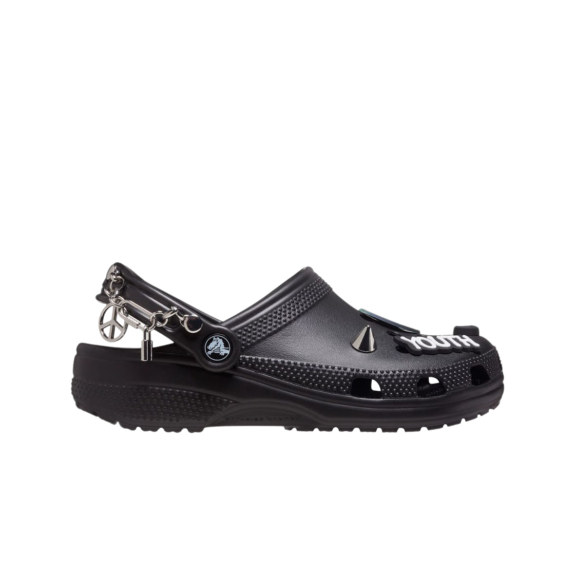 크록스 클래식 크리에이트 유어 피스 클로그 블랙(Crocs Classic Create Your Peace Clog Black) - 1