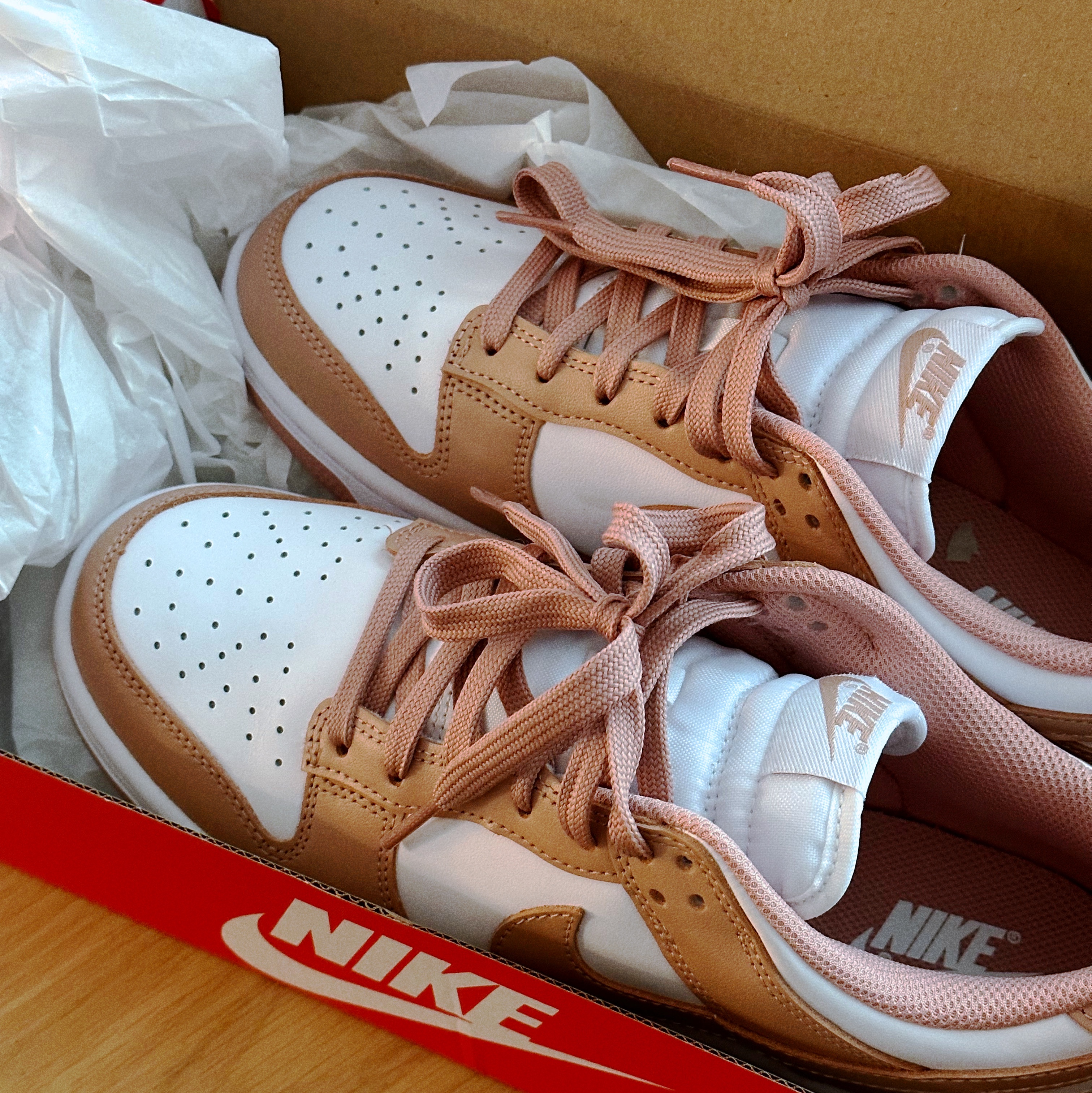 (W) Nike Dunk Low Rose Whisper 착용 스타일