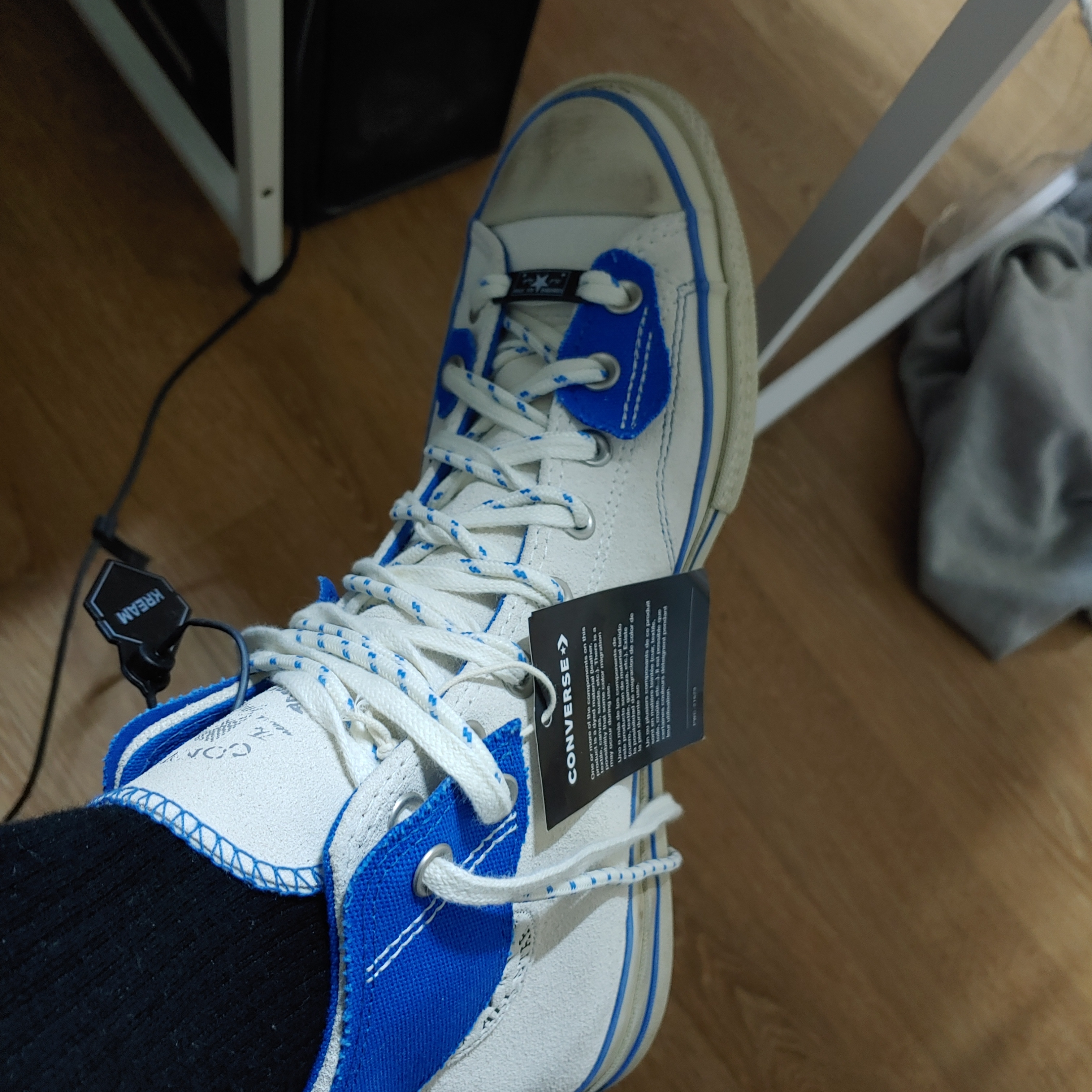 Converse x Ader Error Chuck 70 High White 착용 스타일 - 1