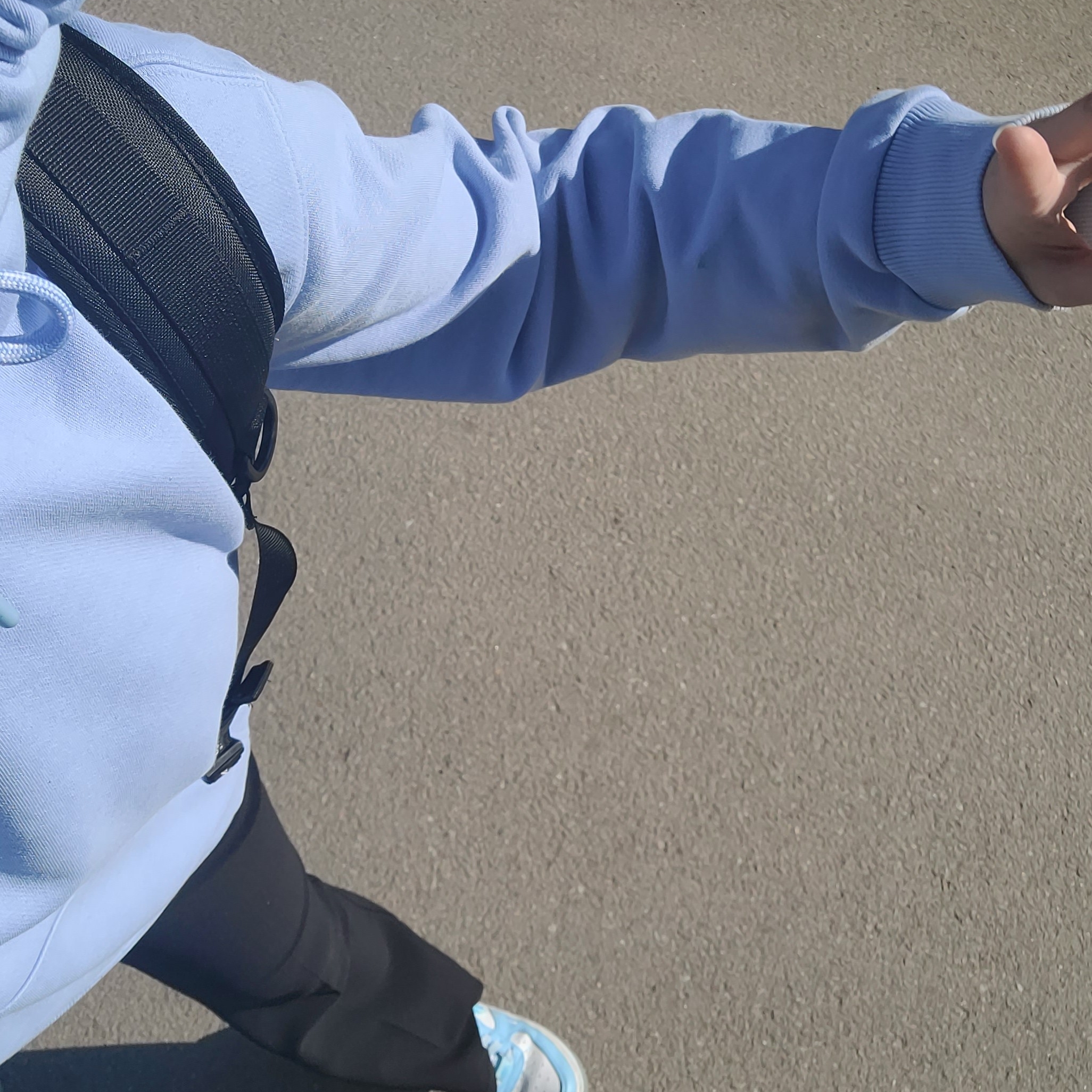 (W) Nike Air Force 1 '07 LX Celestine Blue 착용 스타일 - 1