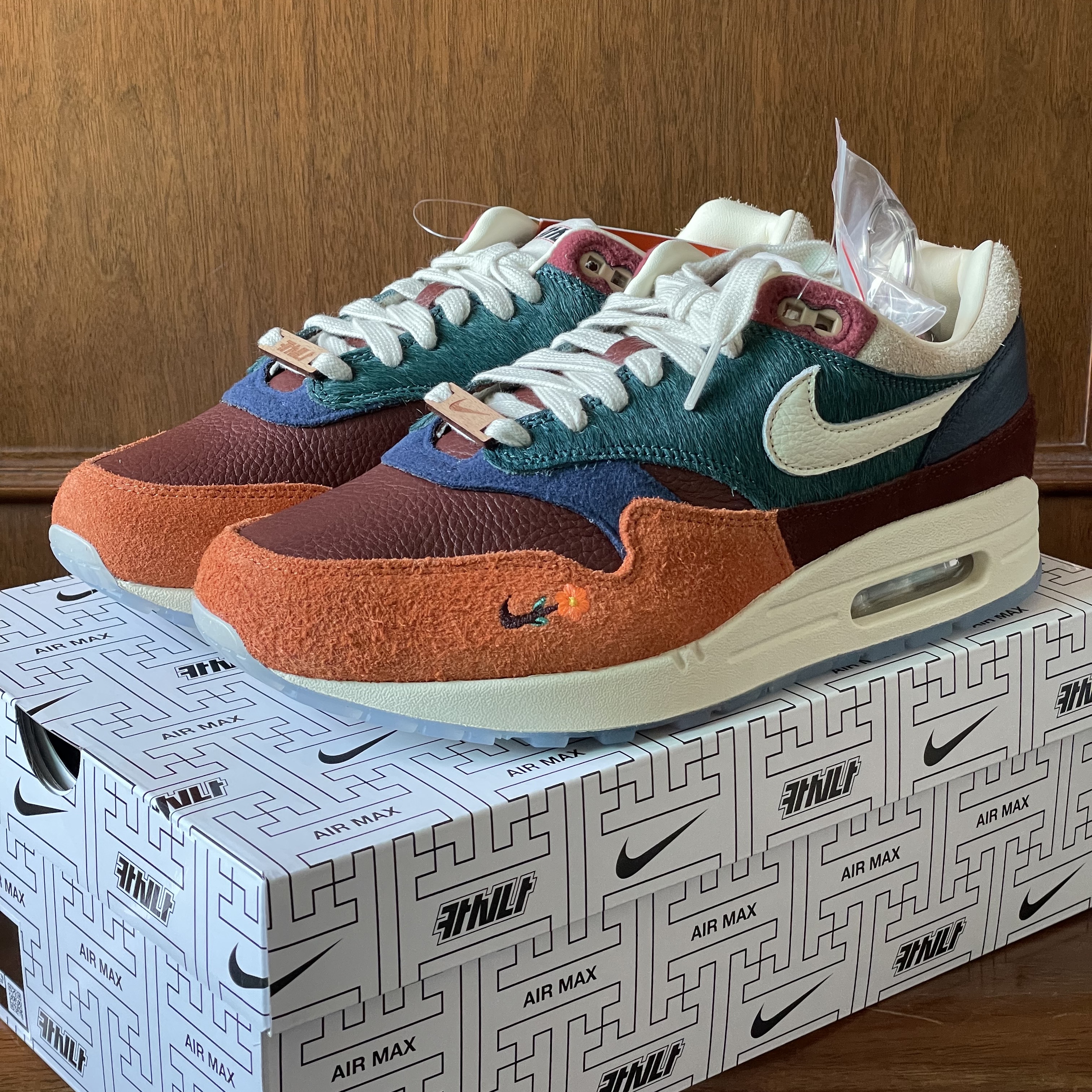 Nike x Kasina Air Max 1 SP Won-Ang Orange 착용 스타일 - 3
