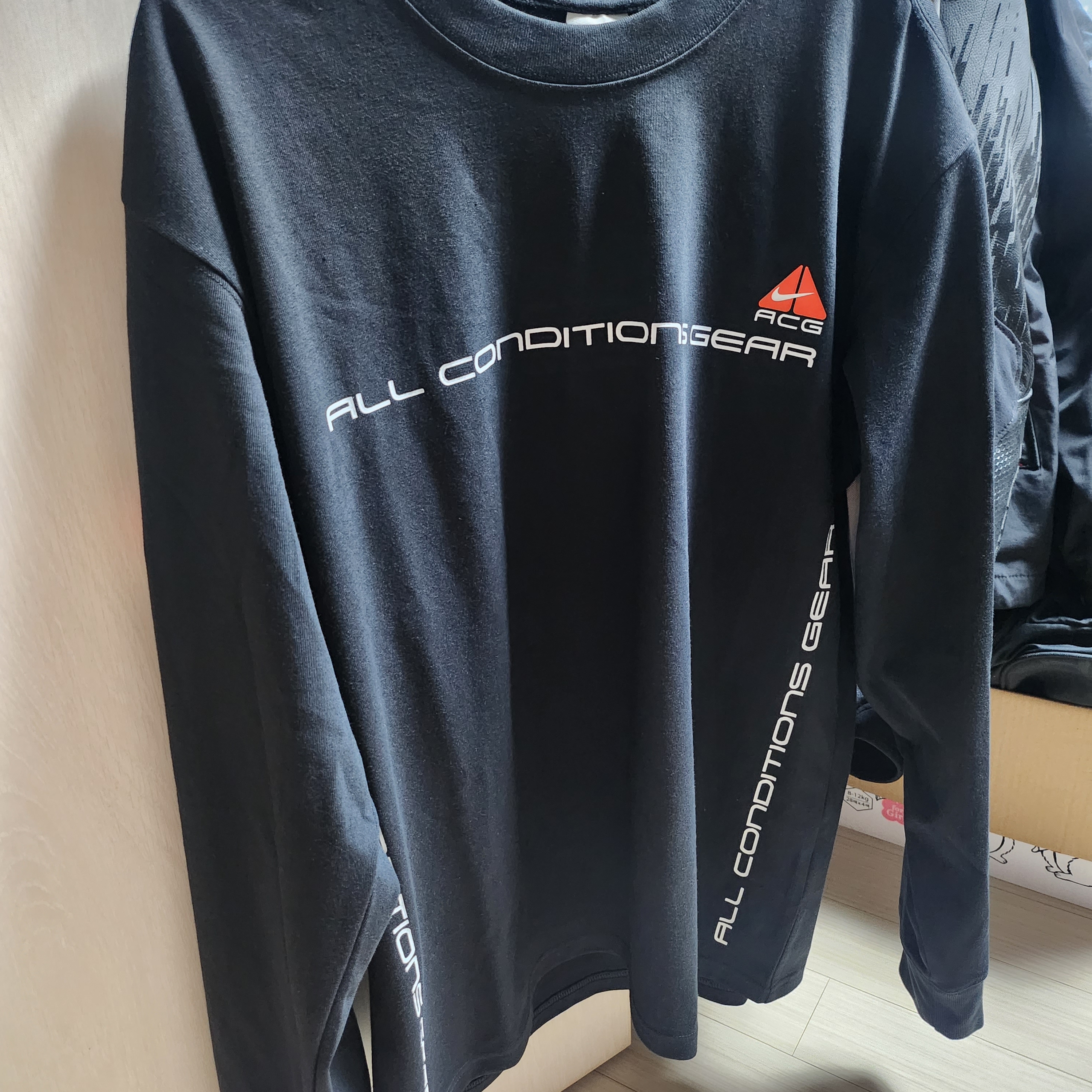 Nike NRG ACG SSNL Lungs Long Sleeve T-Shirt Black - Asia 착용 스타일