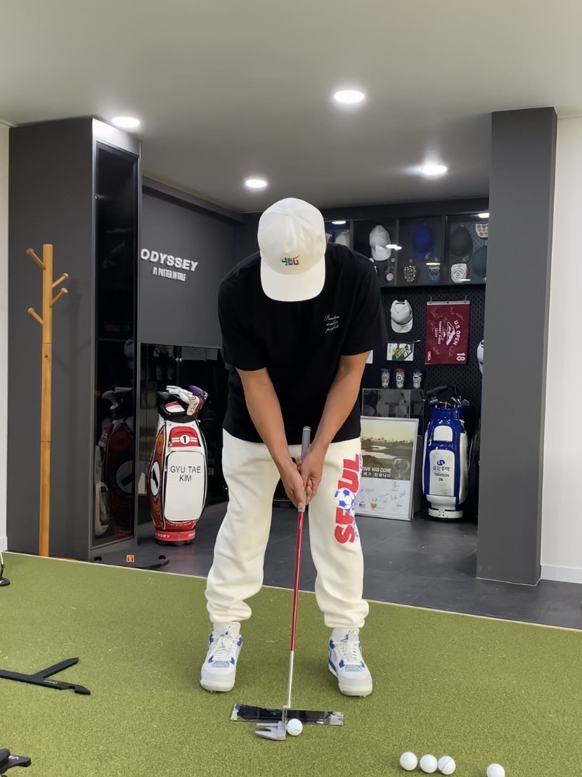 Jordan 4 Golf White Military Blue 착용 스타일 - 2
